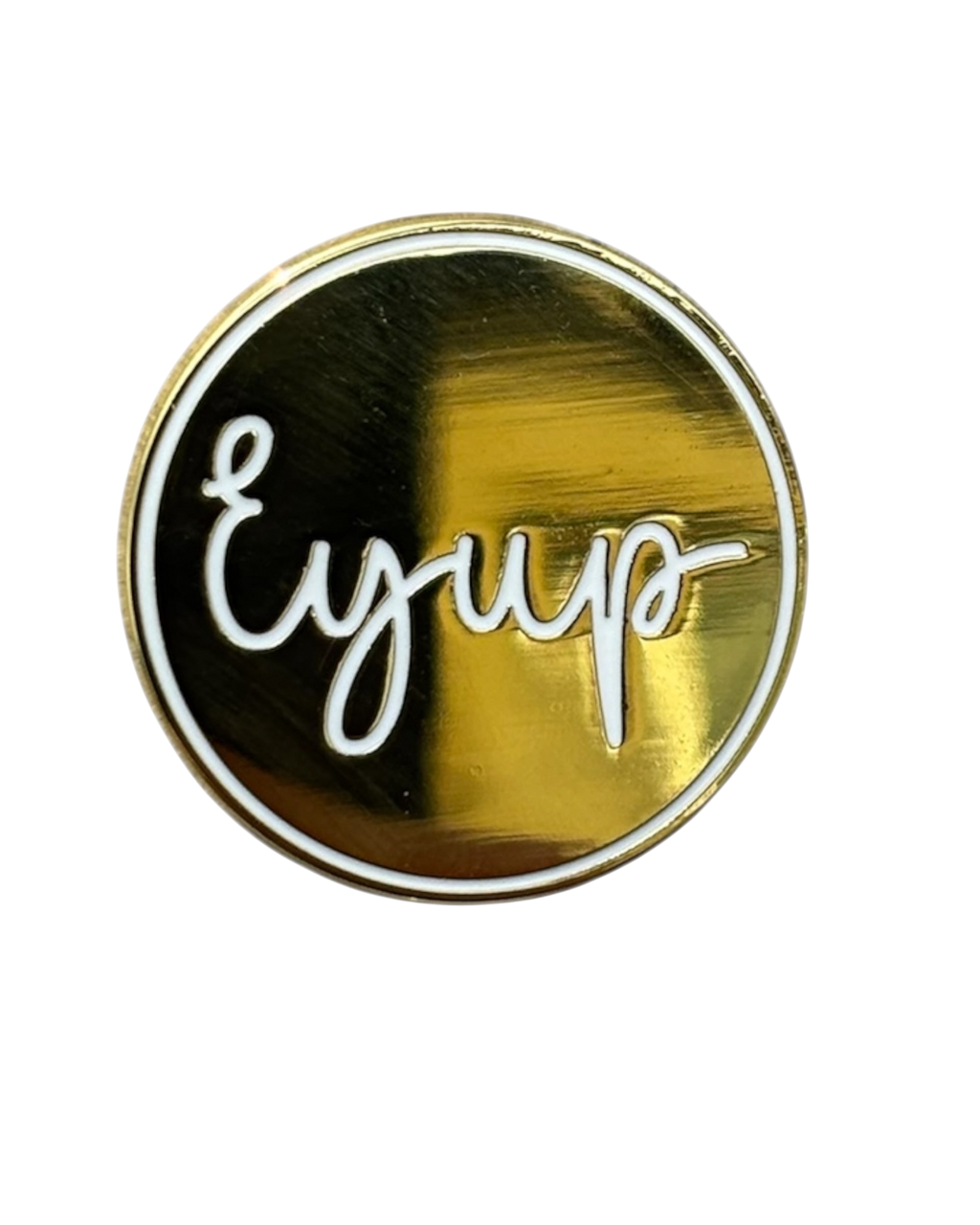 Ey Up Yorkshire Pin Badge