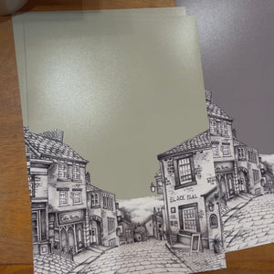 Haworth Yorkshire Sketch Print