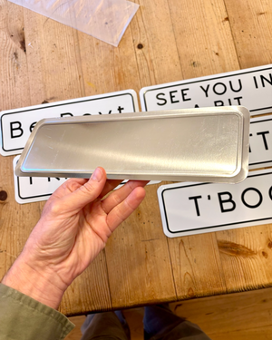 Yorkshire T’Kettle Home Metal Embossed Sign