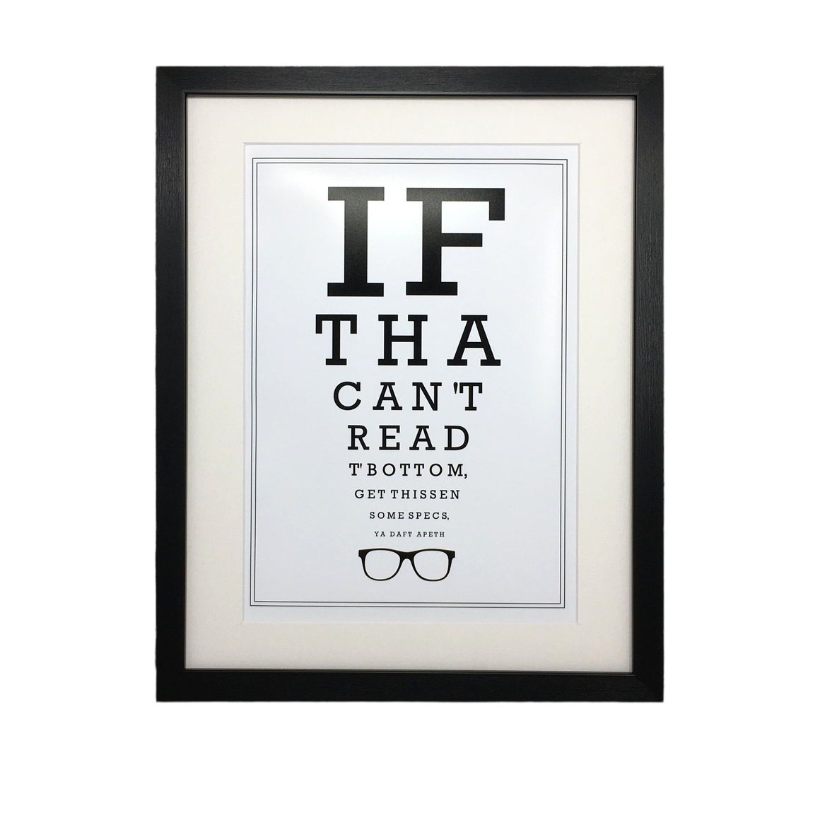 Yorkshire Optician Eyetest Print