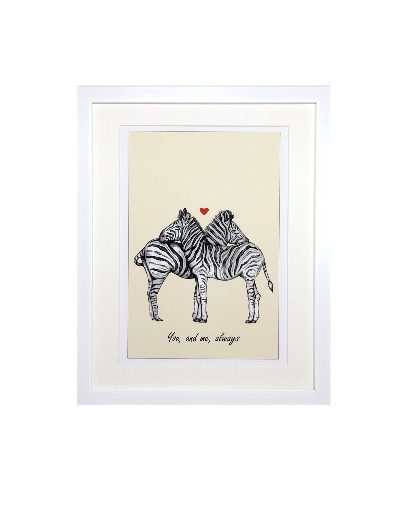 Personalised Zebra Sketch Print
