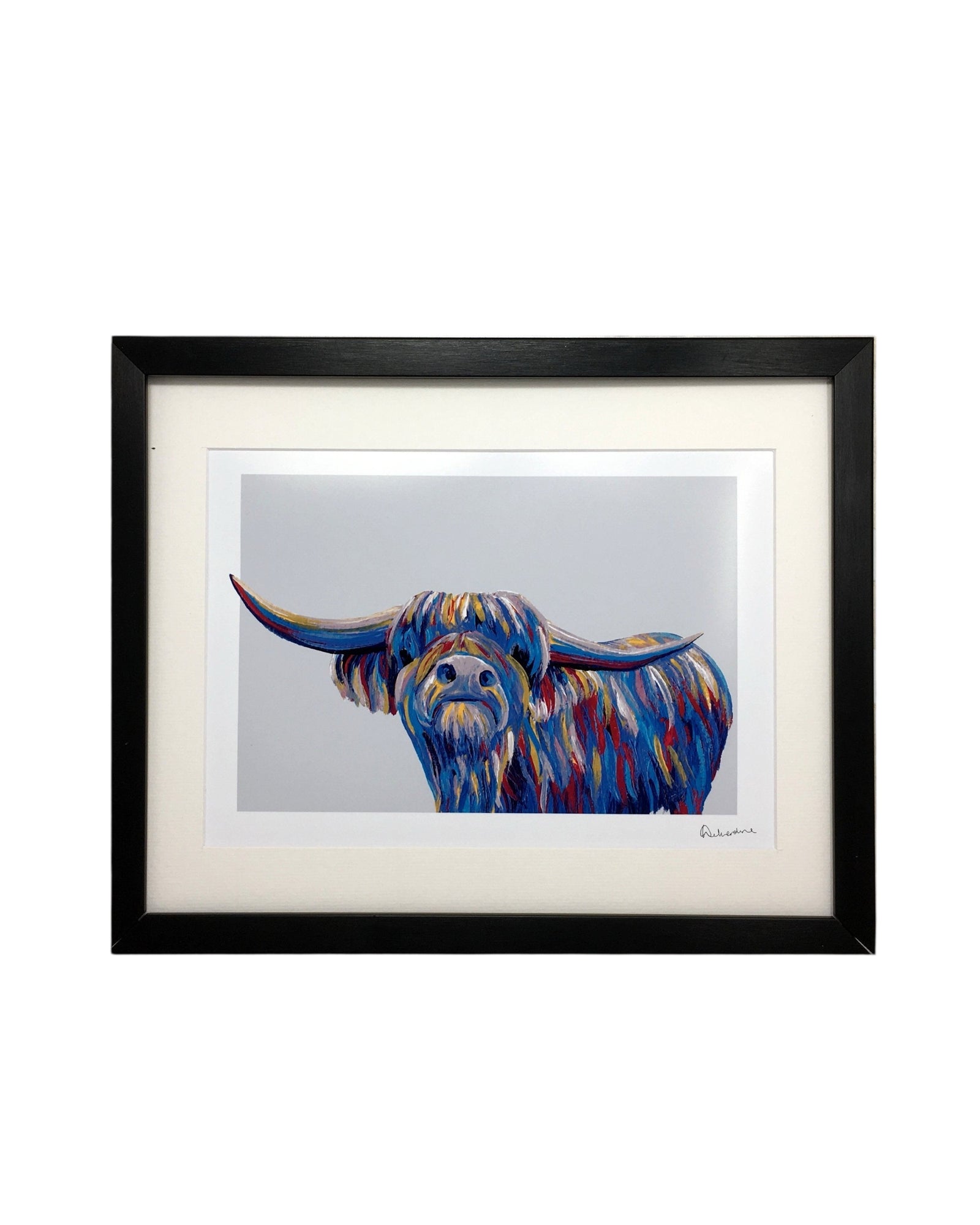 Colourful Highland Cow Print