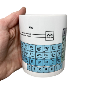 Geordie Periodic Table Mug