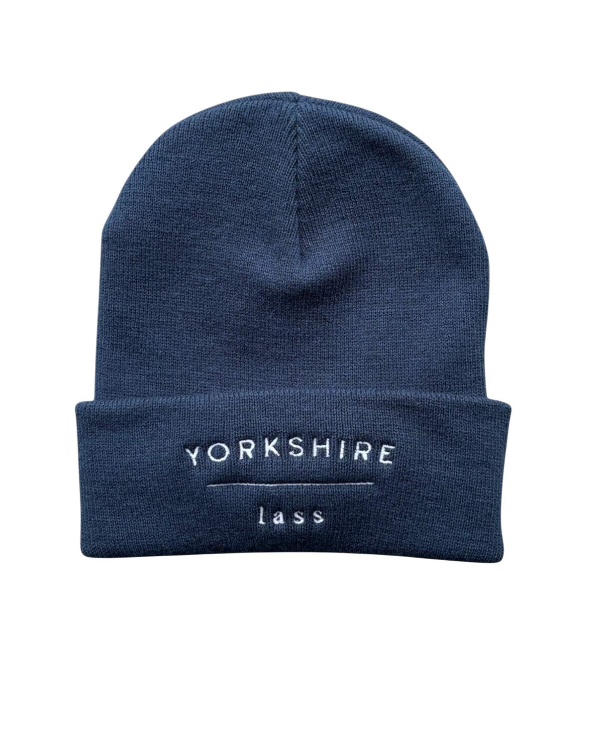 Yorkshire Lass Embroidered Beanie Hat