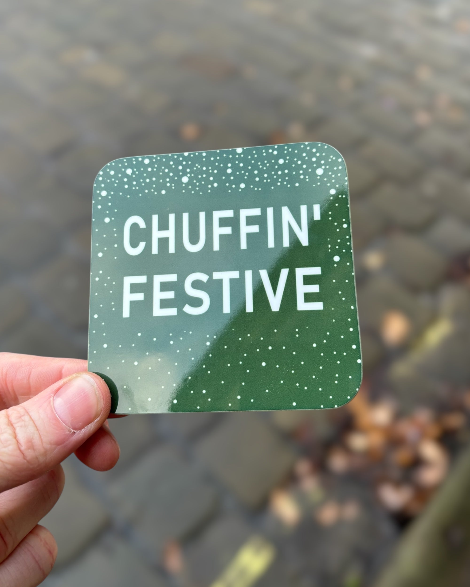 Yorkshire Chuffin Christmas Coaster