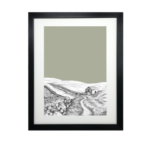 Yorkshire Dales Sketch Print