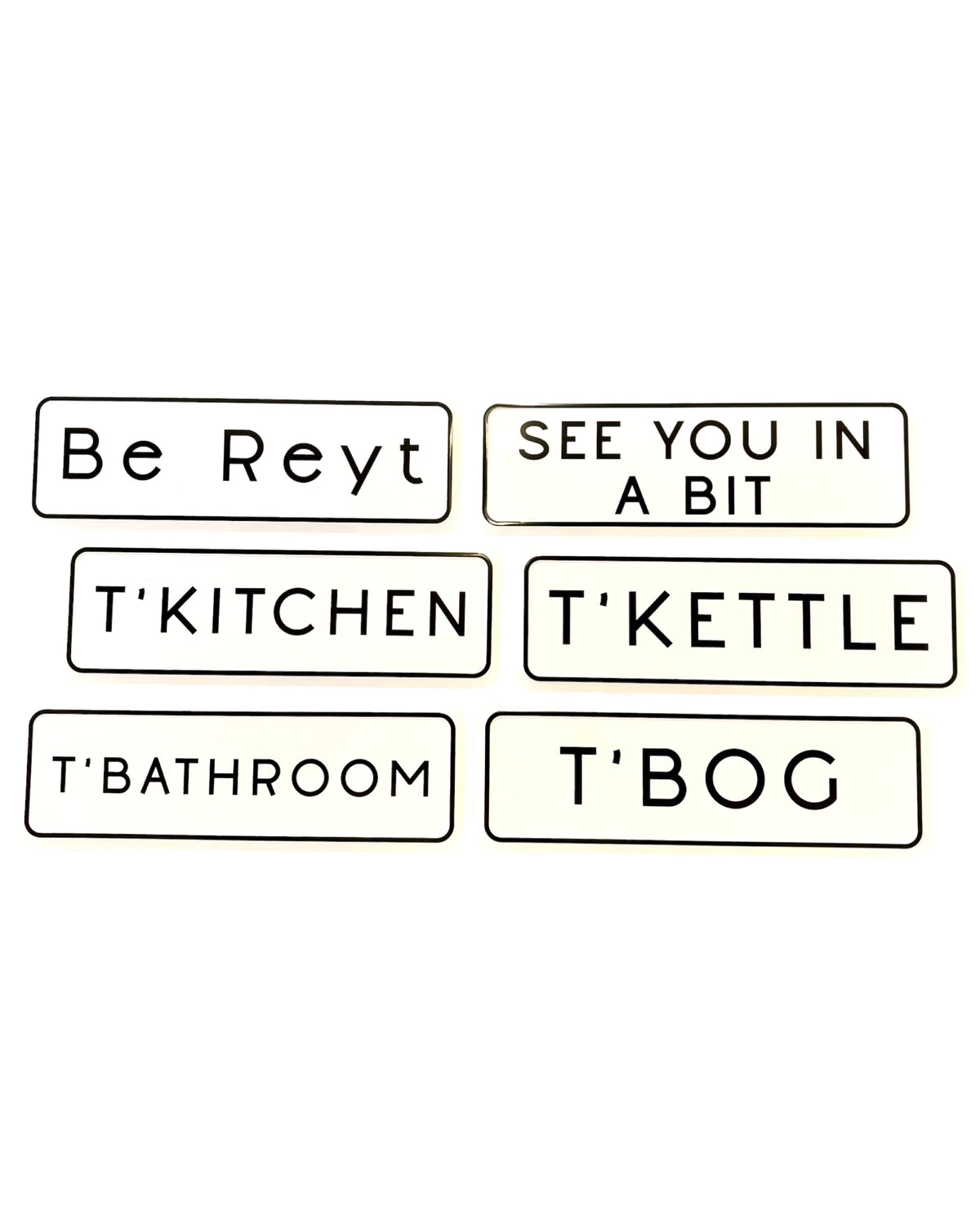 Yorkshire T’Kettle Home Metal Embossed Sign