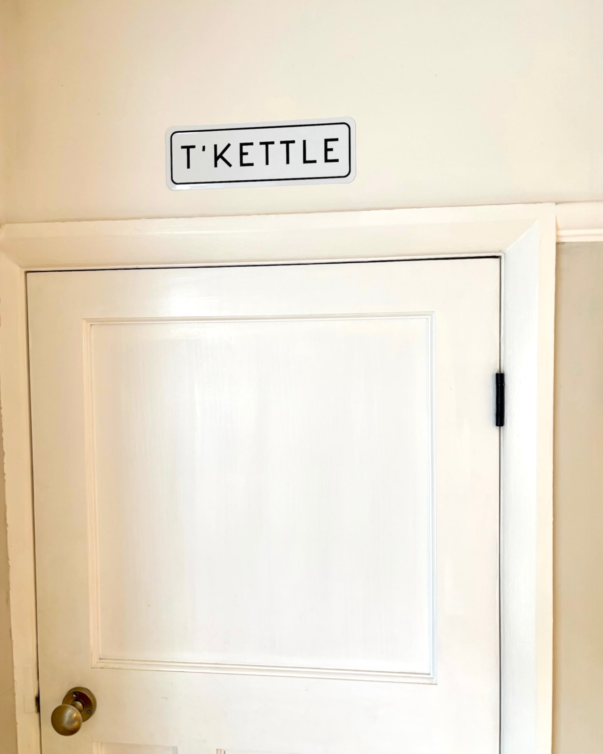 Yorkshire T’Kettle Home Metal Embossed Sign