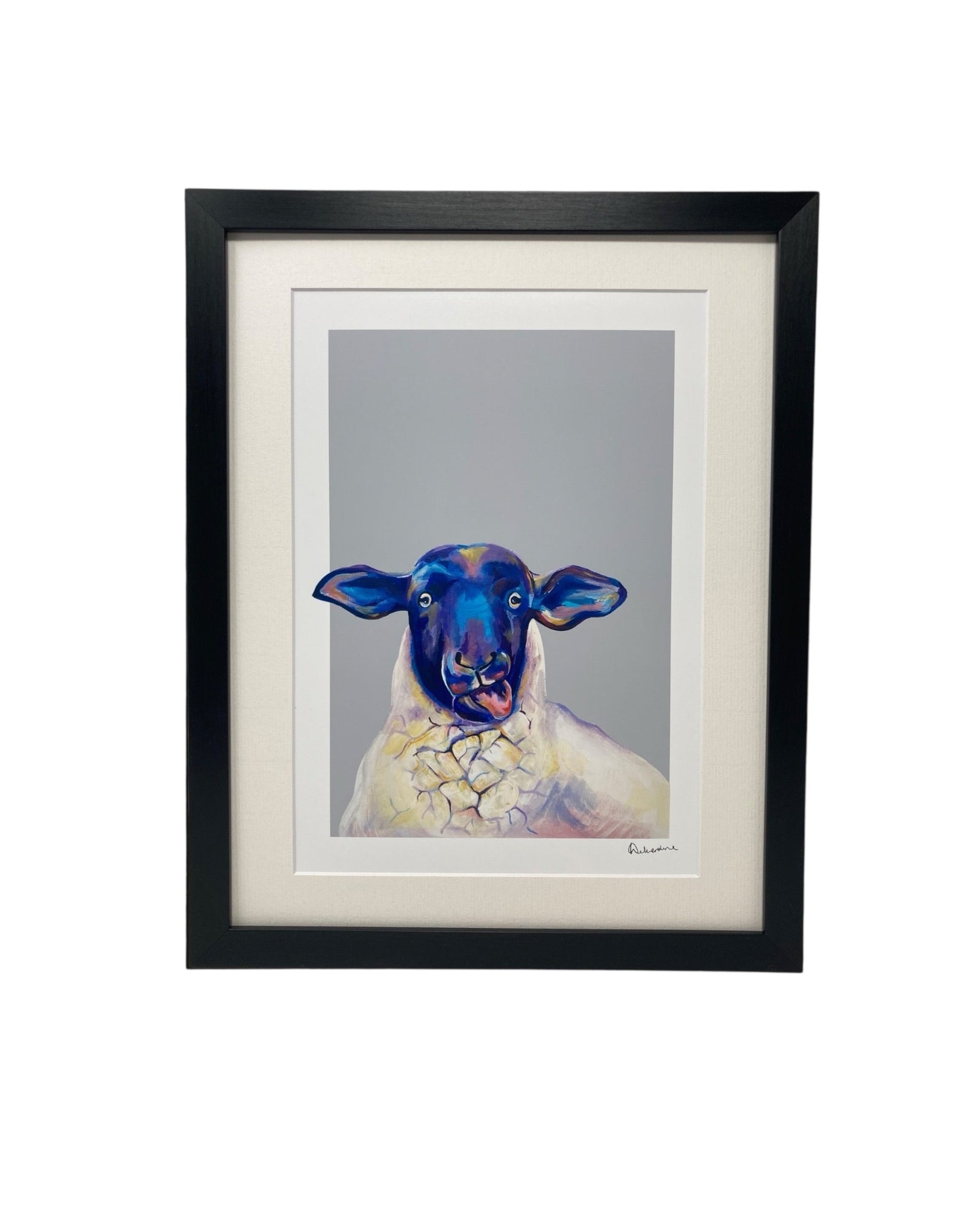 Colourful Cheeky Sheep Print