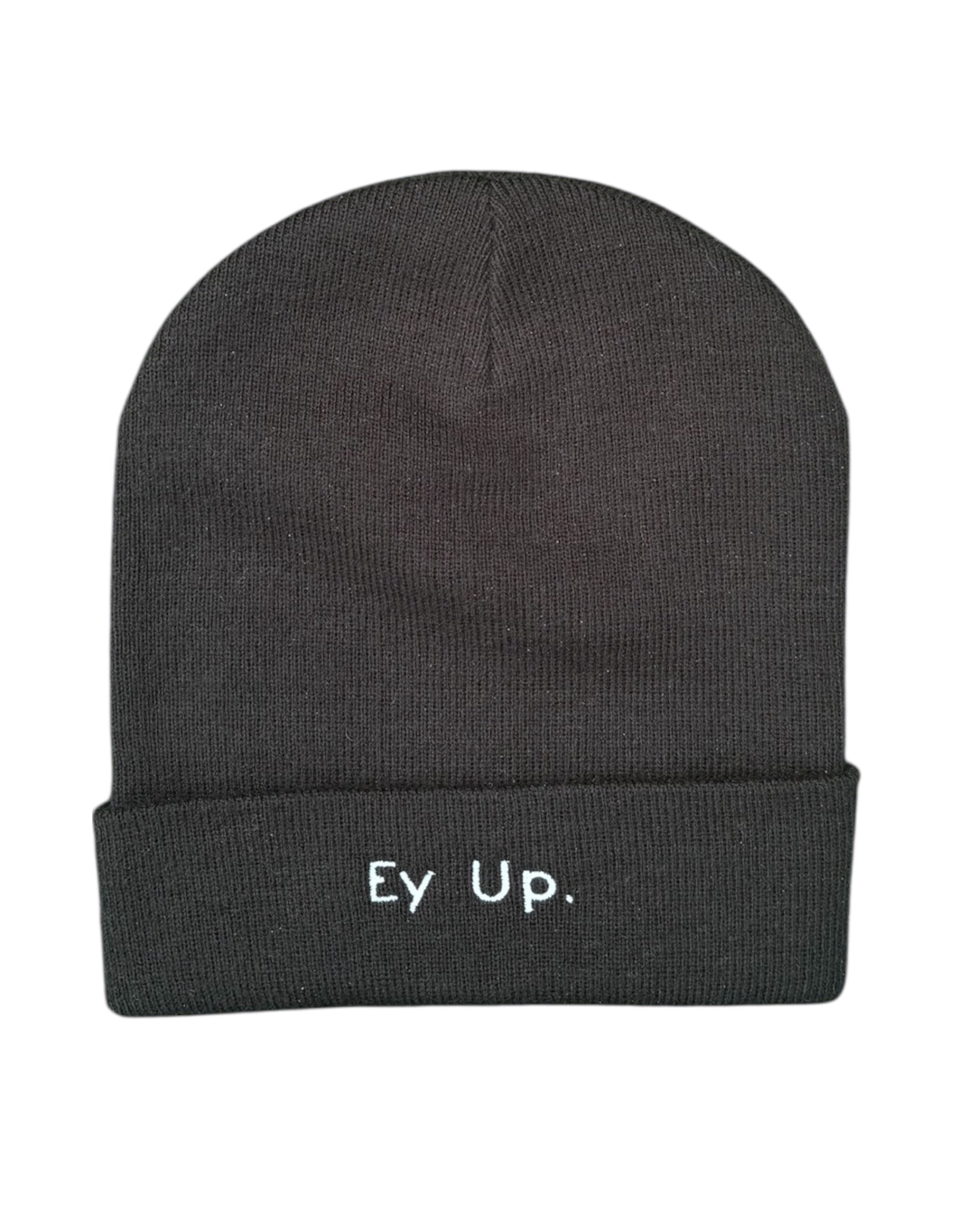 Yorkshire Ey Up Embroidered Beanie Hat - One Size - 3 Colours