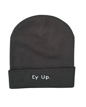 Yorkshire Ey Up Embroidered Beanie Hat - One Size - 3 Colours