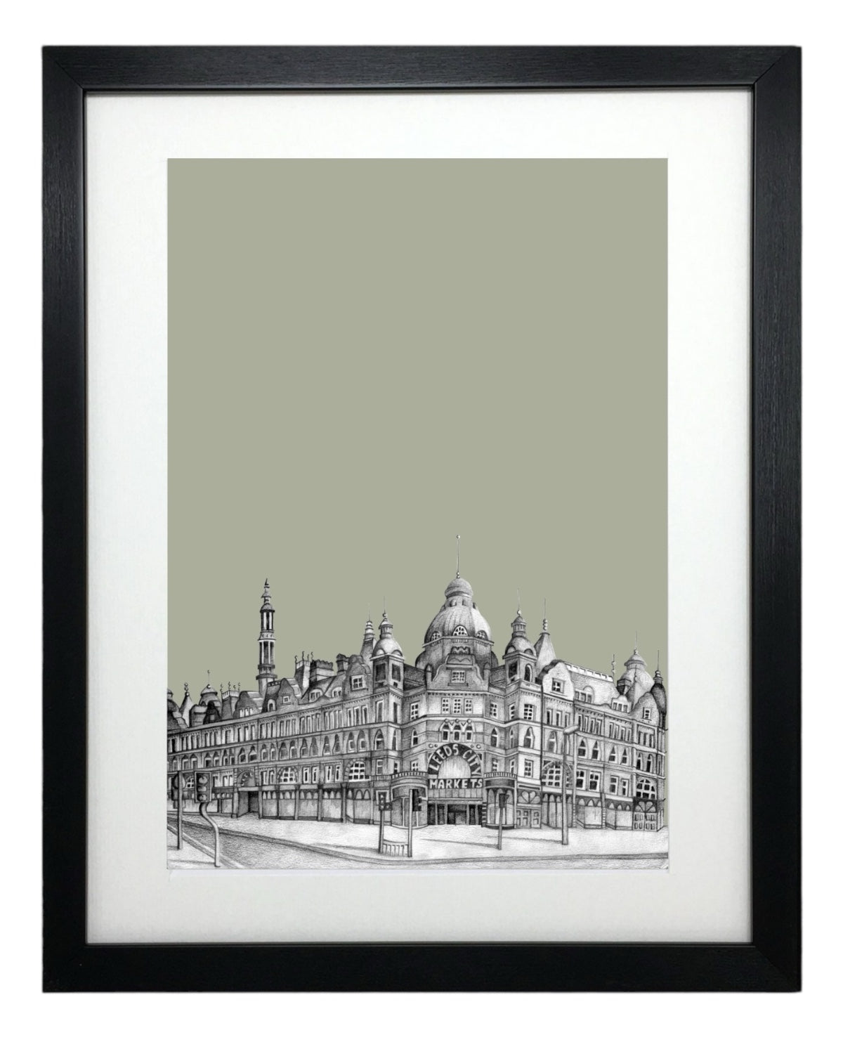 Leeds Yorkshire Sketch Print