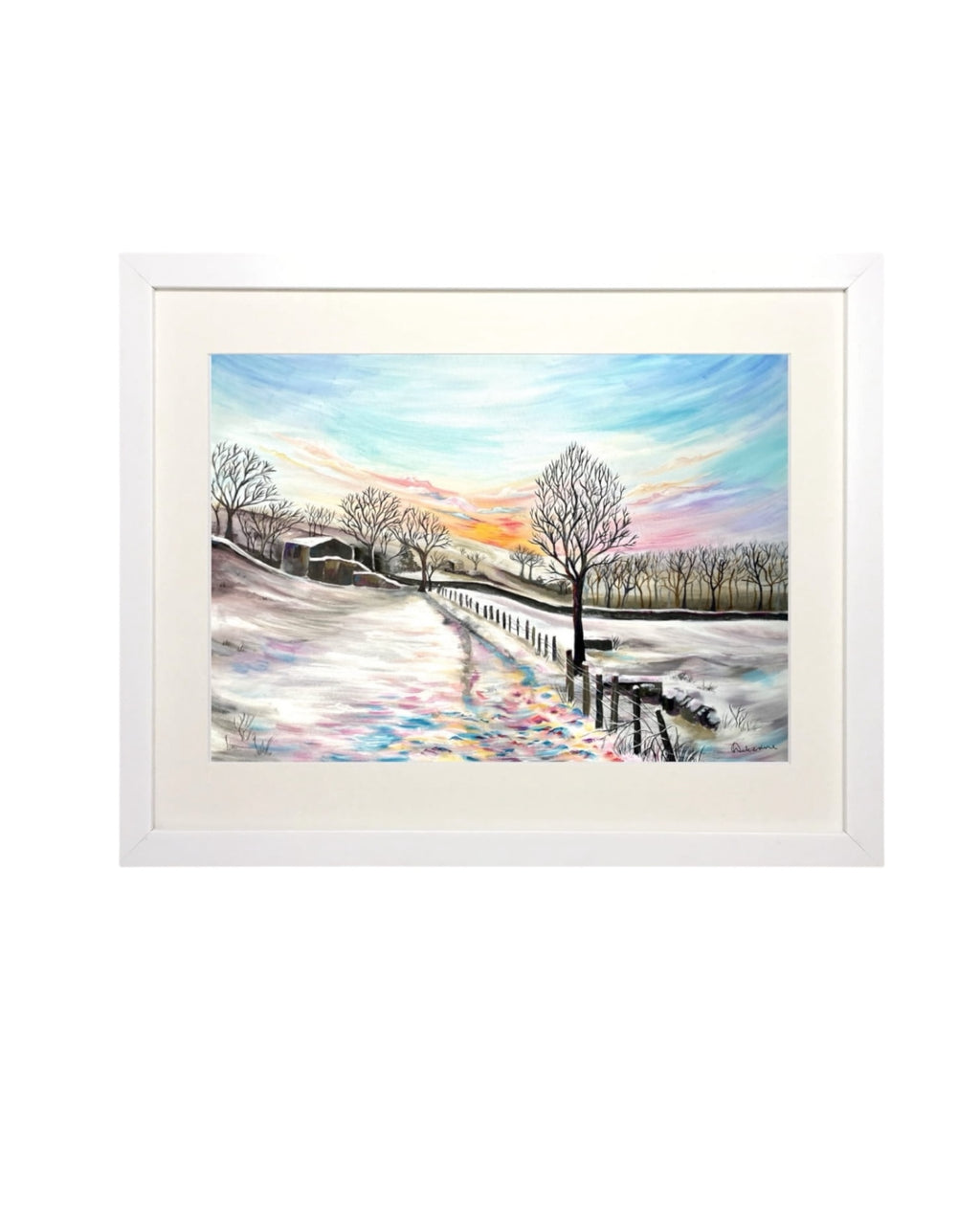 Railway Children in Haworth Oxenhope Framed Print – Unframed Print