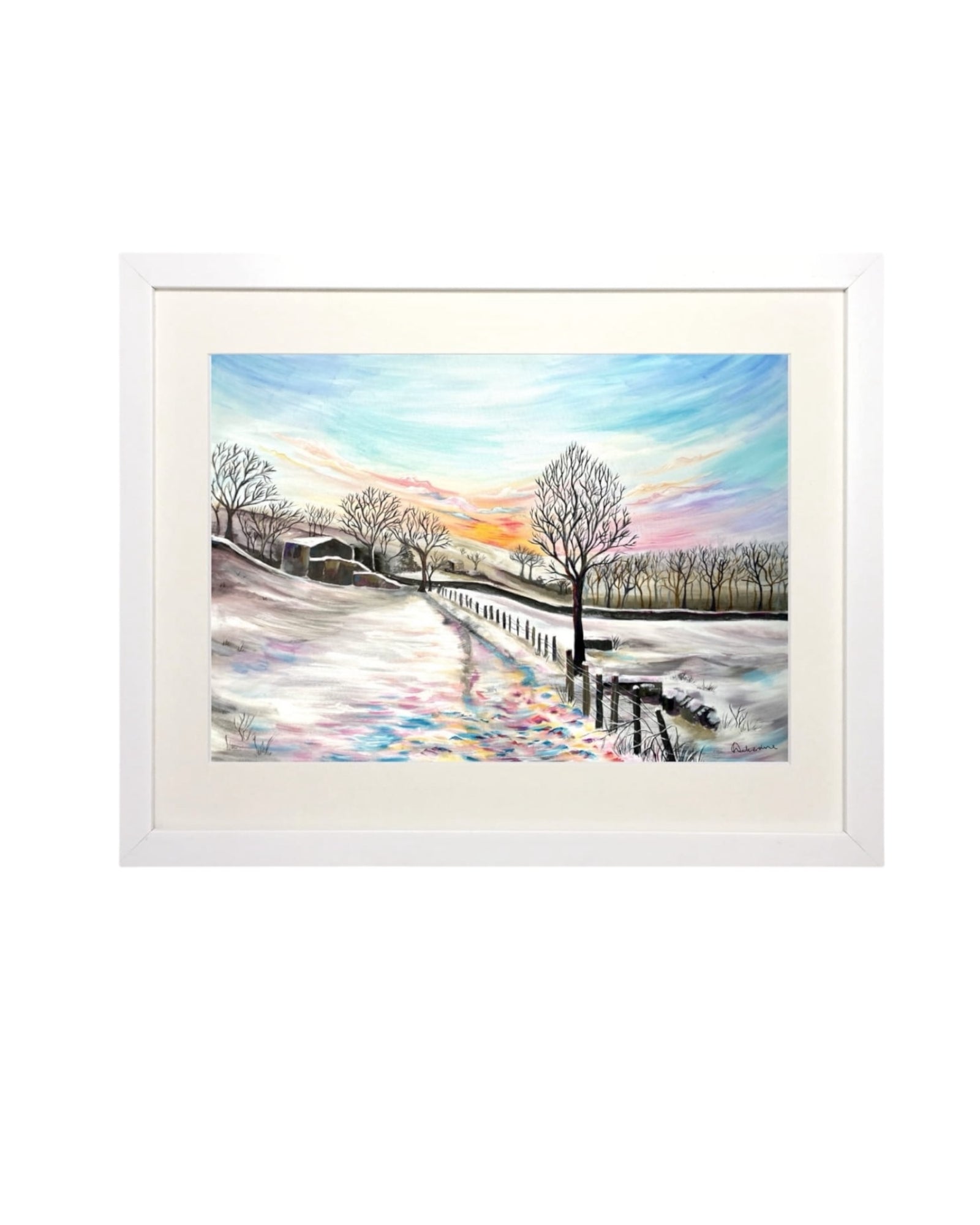 Railway Children in Haworth Oxenhope Framed print