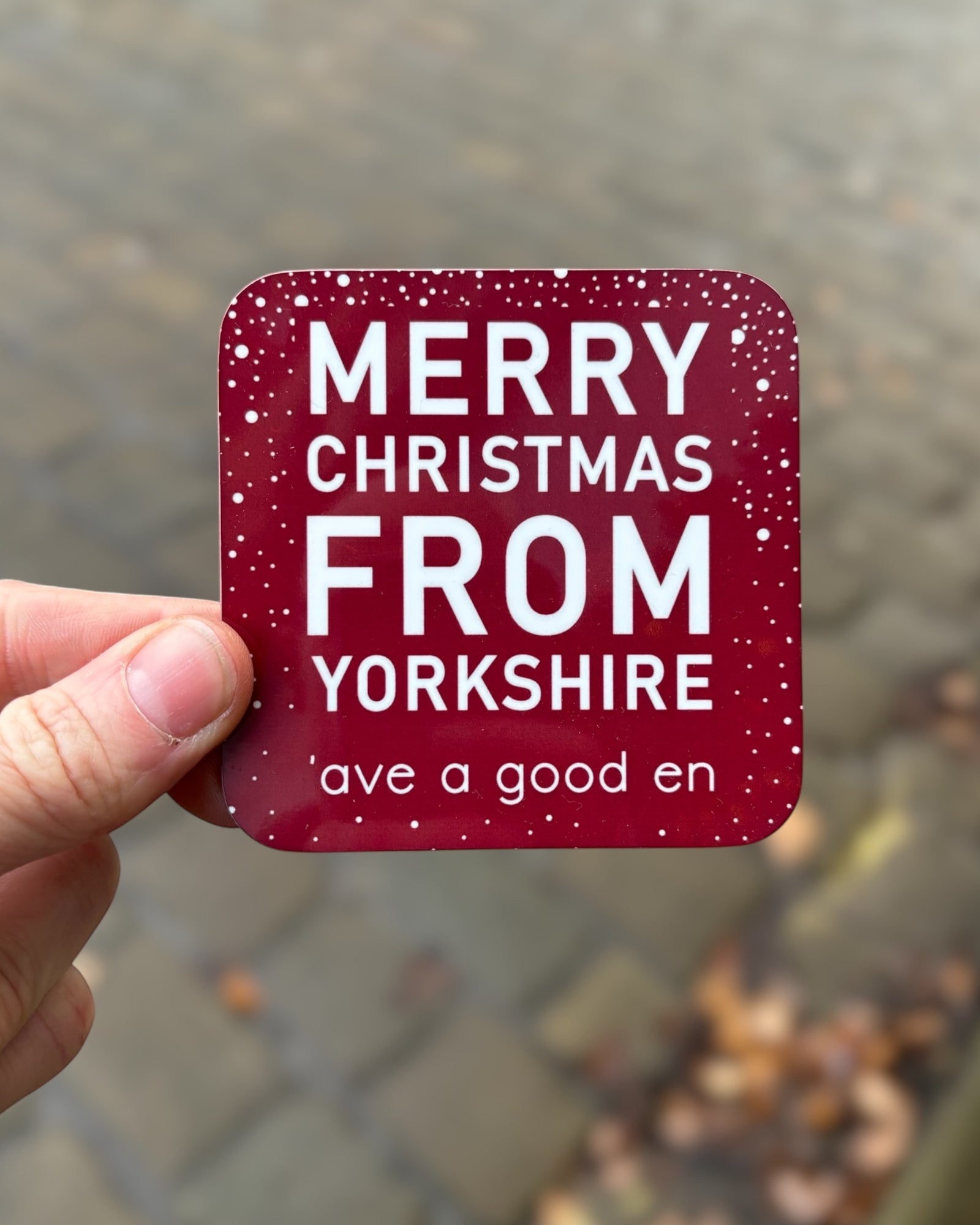 Yorkshire Christmas Coaster