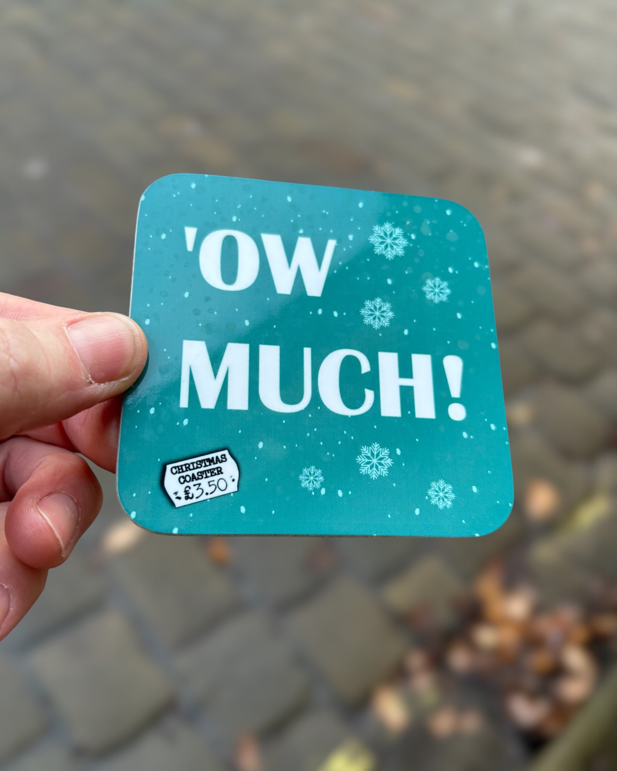 Yorkshire Ow Much Christmas Coaster