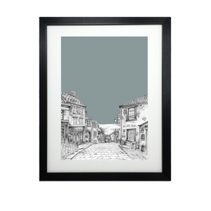 Haworth Yorkshire Sketch Print