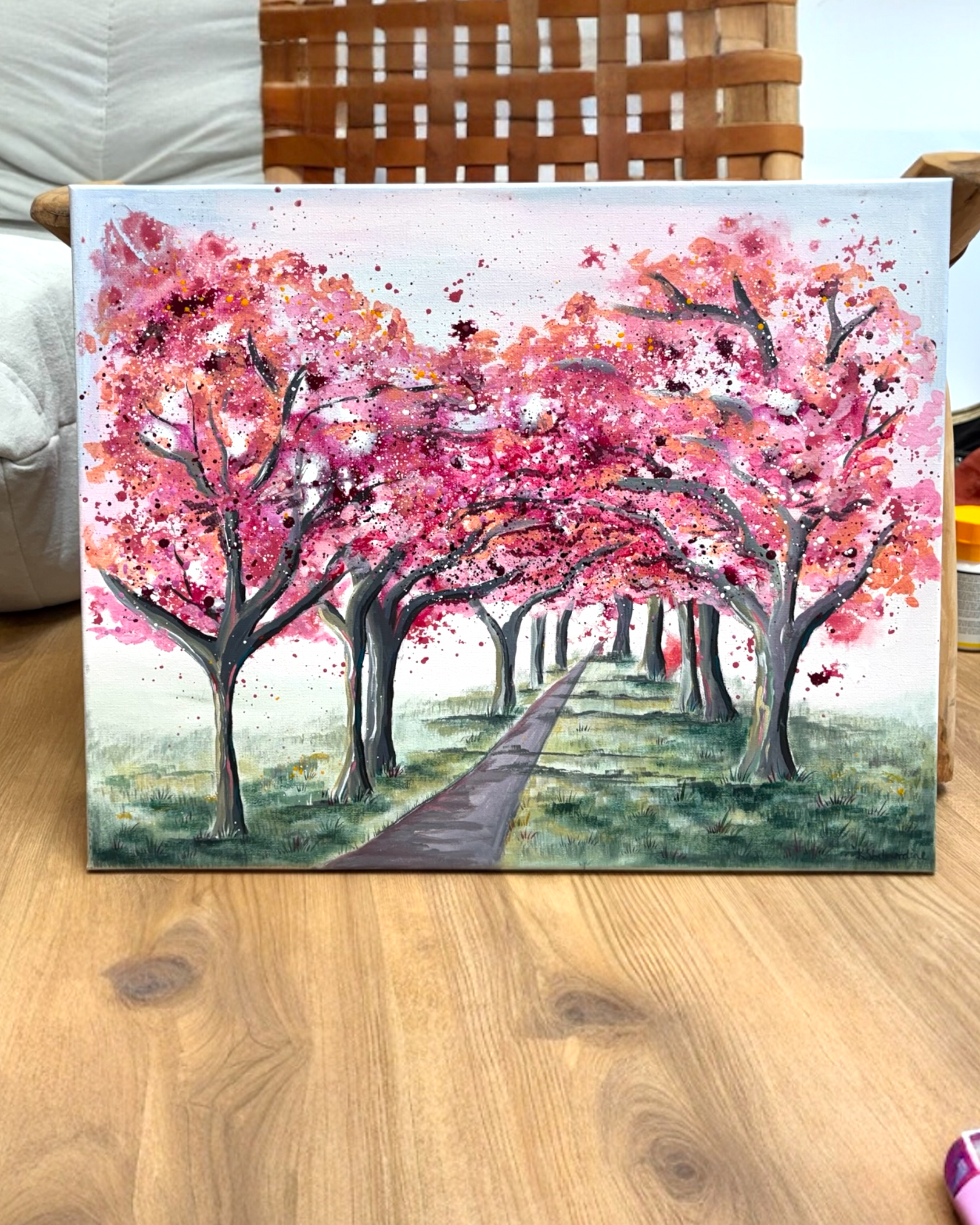 Harrogate Stray Original Artwork Canvas