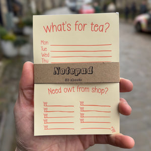 Yorkshire Shopping List Notepad