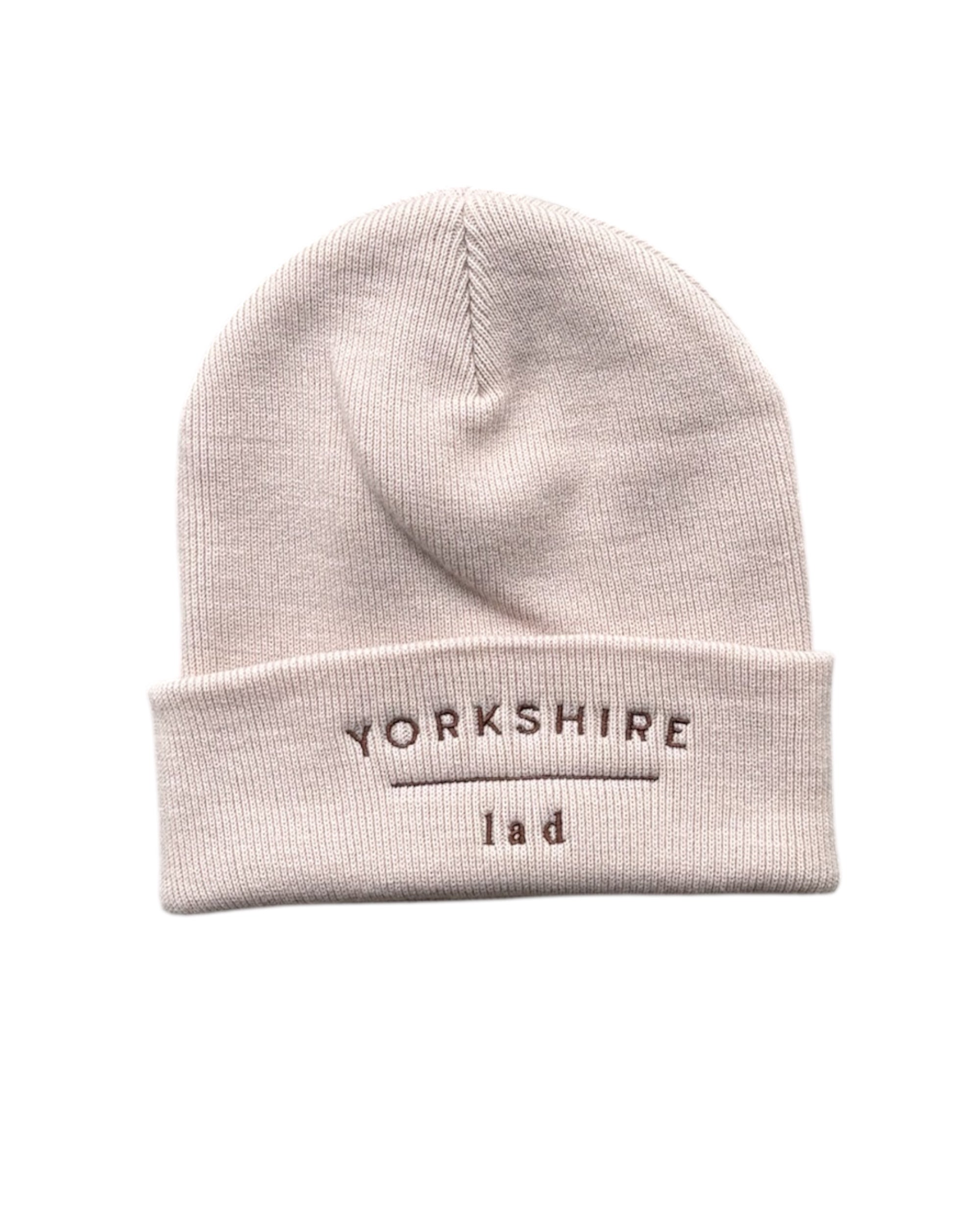 Yorkshire Lad Embroidered Beanie Hat - One Size - 3 Colours