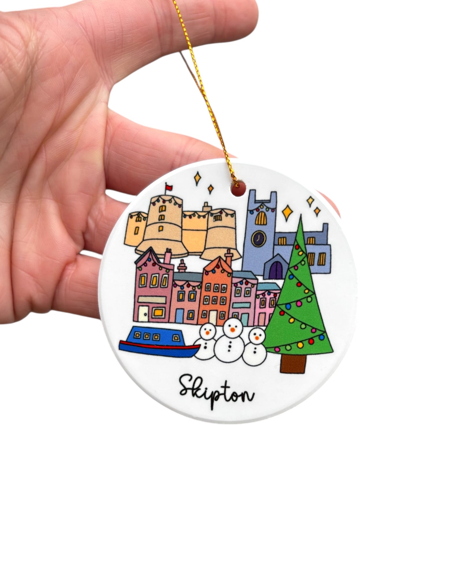 Skipton Yorkshire Christmas Decoration