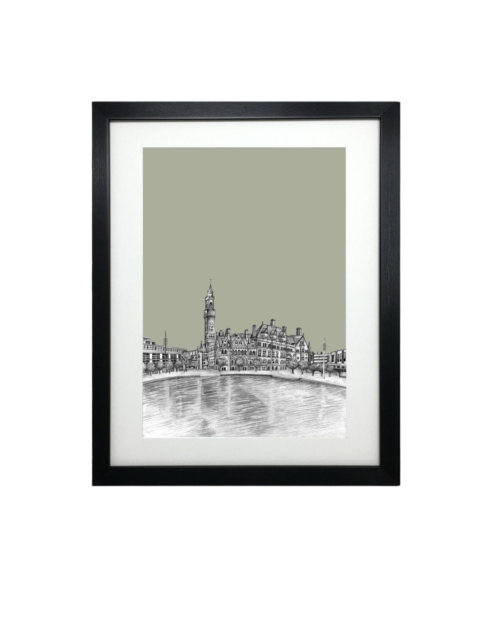 Bradford Yorkshire Sketch Print