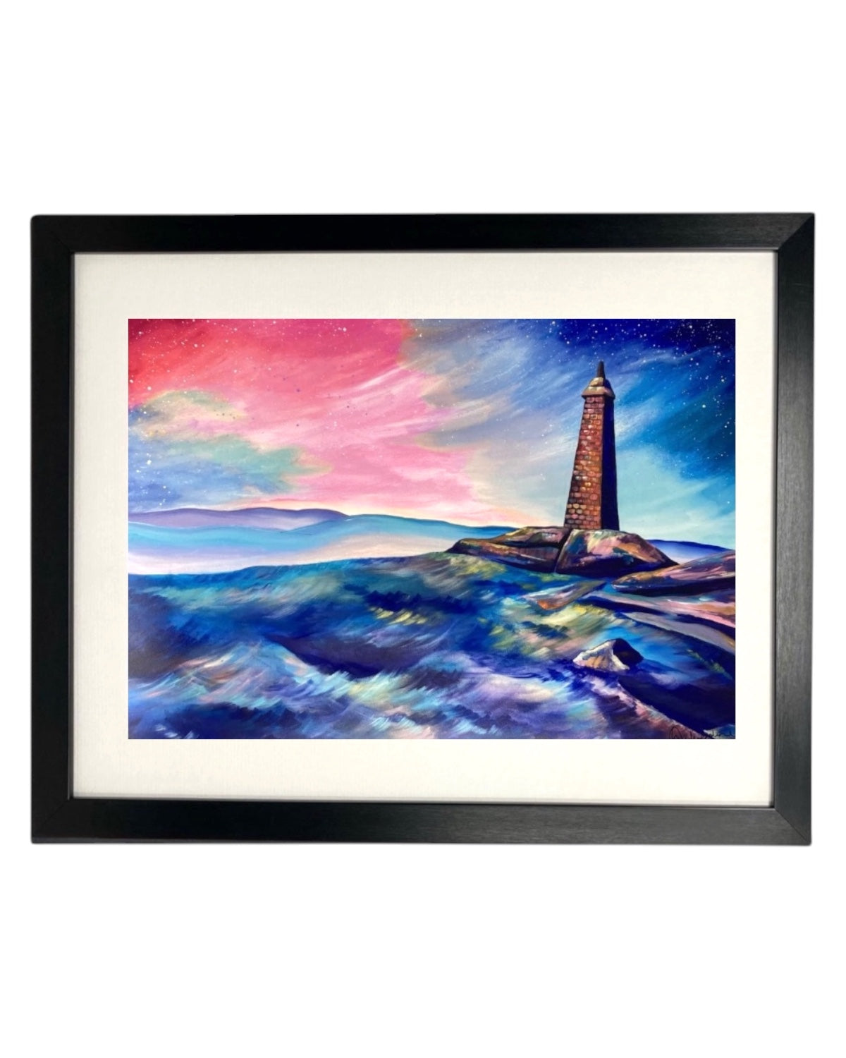 Wainman's Pinnacle Sutton-in Craven , North Yorkshire Framed print
