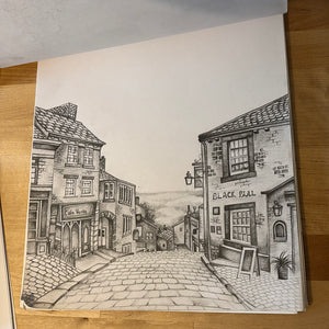 Haworth Yorkshire Sketch Print