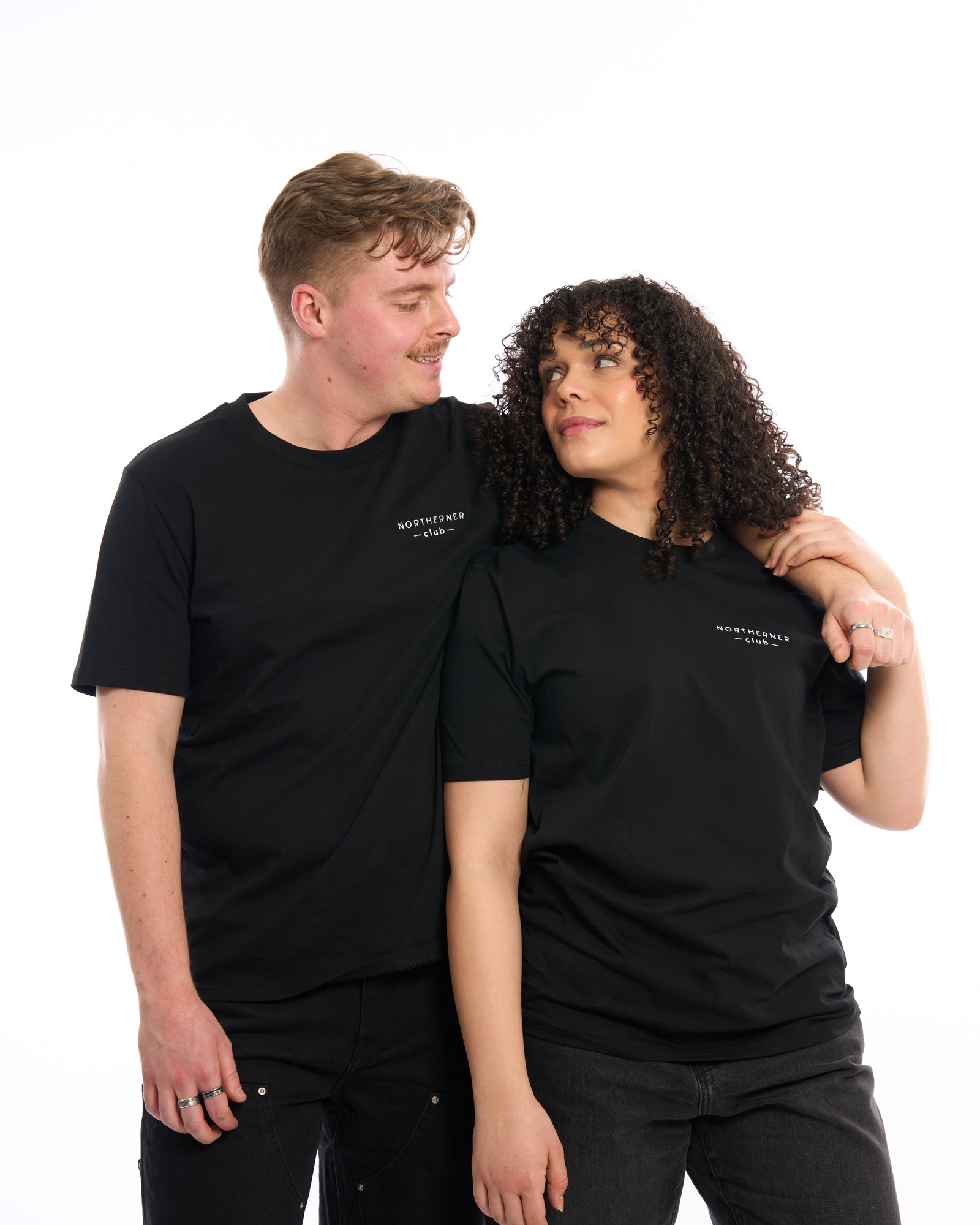 Yorkshire Lancashire Northerner Club T-Shirt Light Cream Unisex Embroidery Slogan Logo Thick Cotton Quality Top Men's Women's 