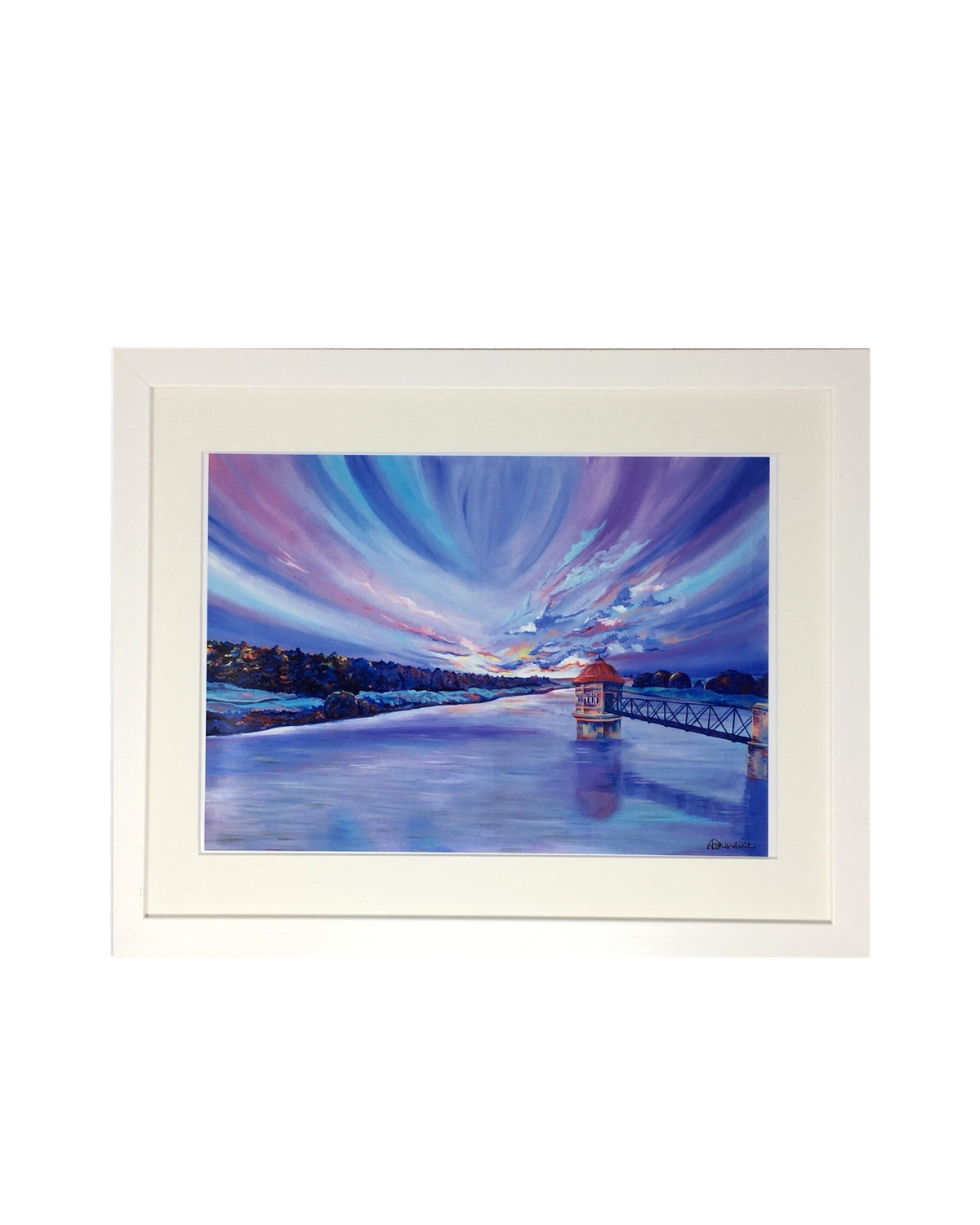 Stanbury, Yorkshire Reservoir Framed Print Framed