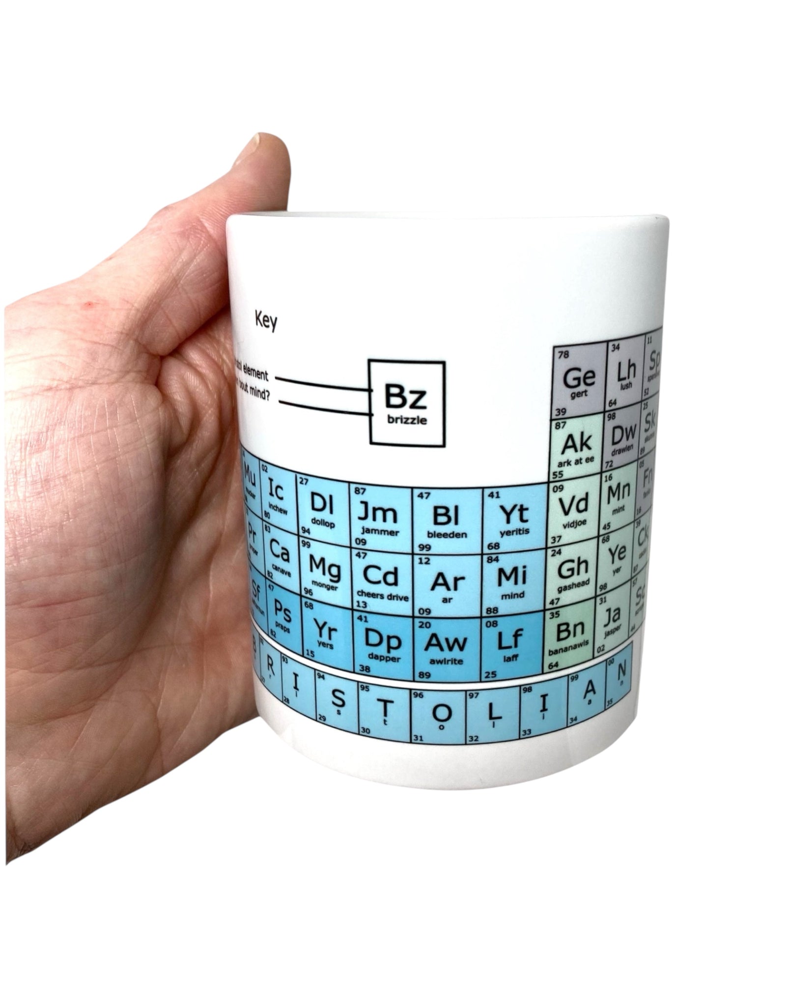 Bristolian Bristol Version Periodic Table Mug