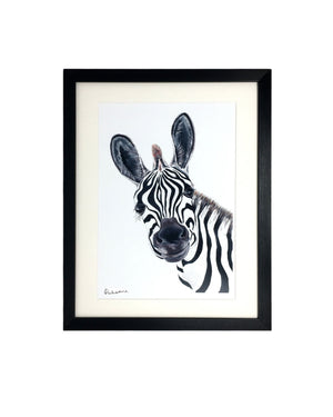 Monochrome Zebra Print