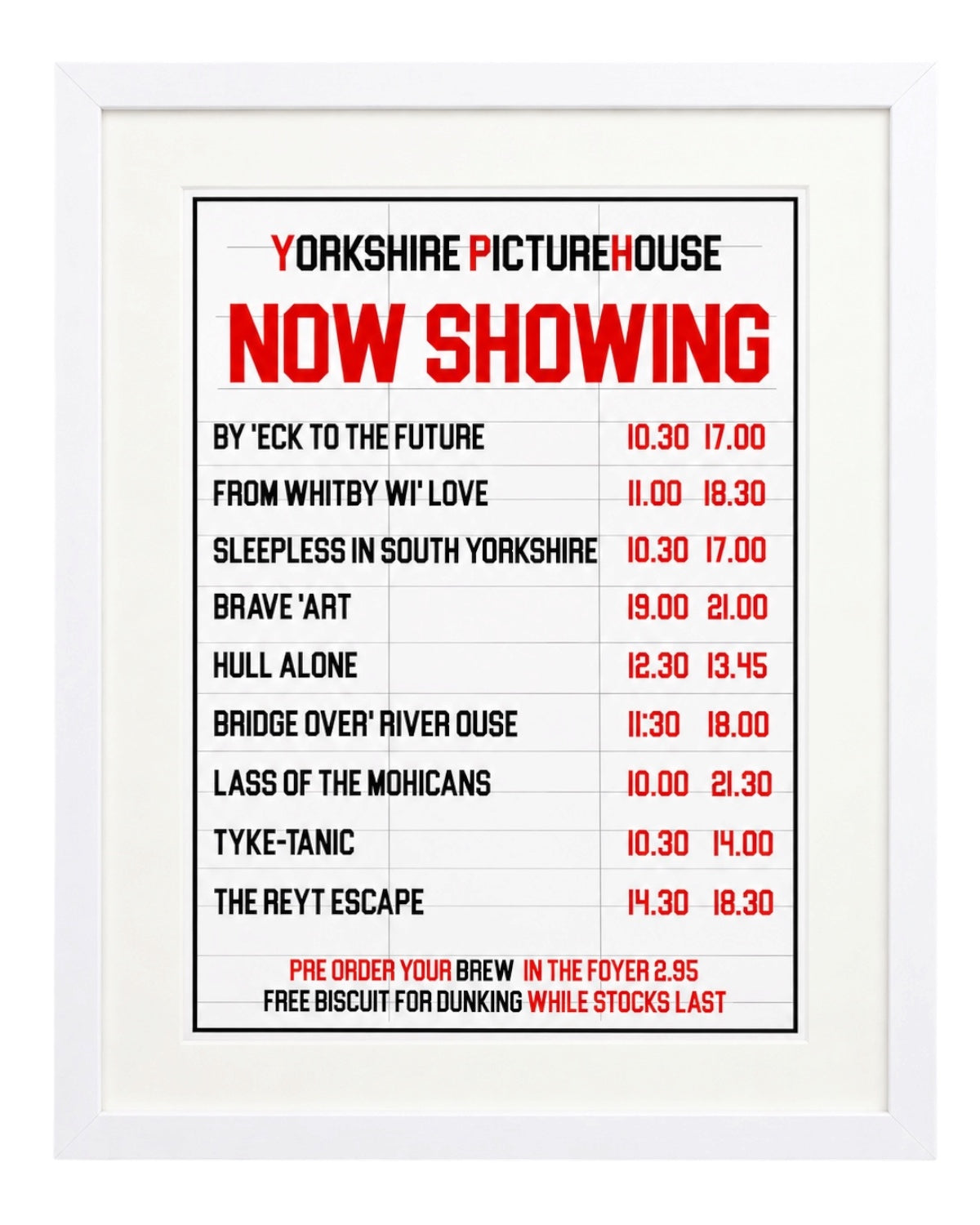 Yorkshire Dialect Cinema Movie Print