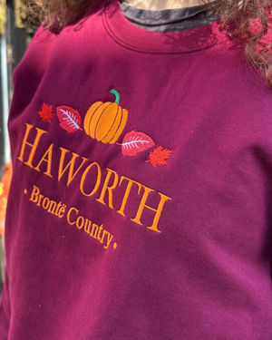 Haworth Yorkshire Autumn Embroidered Sweatshirt