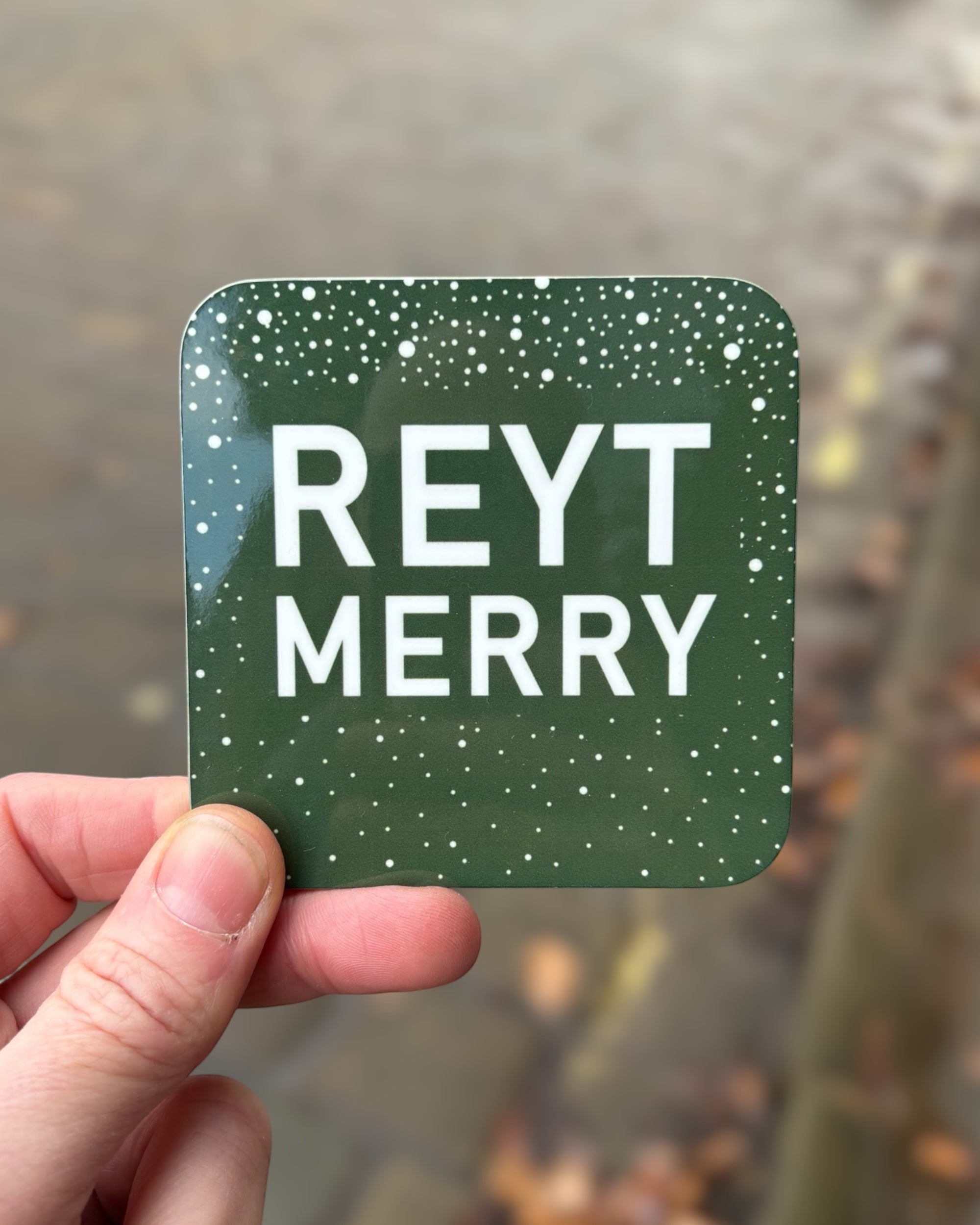 Yorkshire Reyt Merry Christmas Coaster