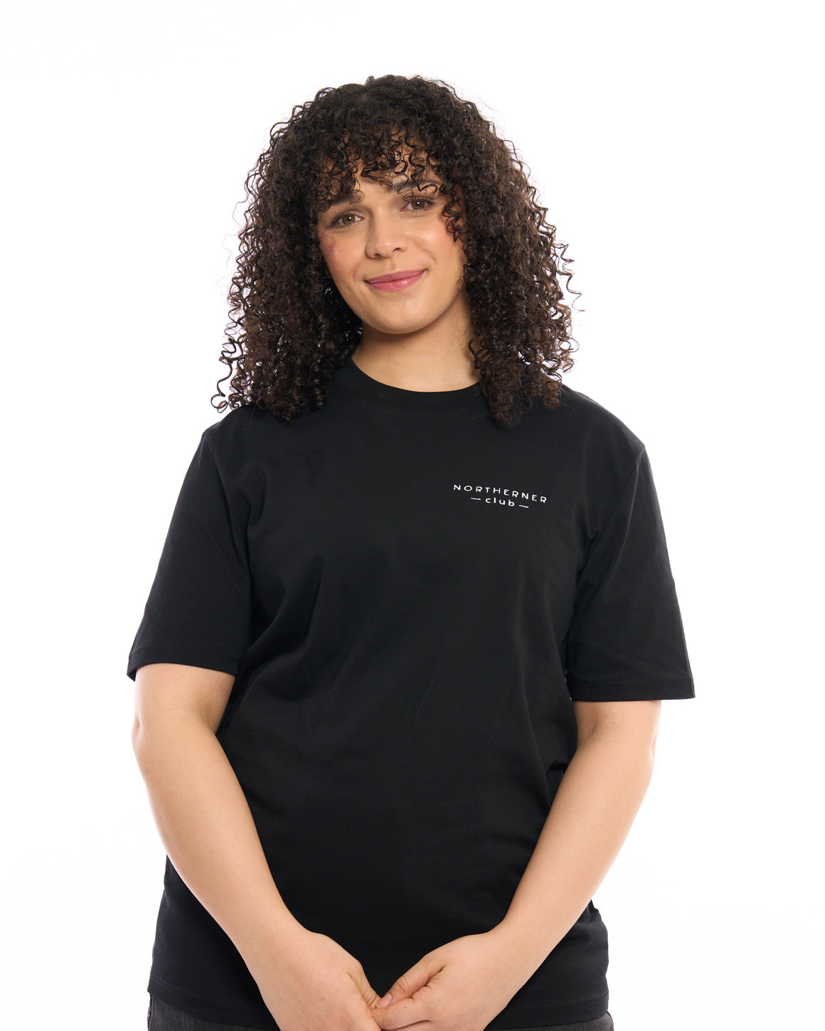 Yorkshire Lancashire Northerner Club T-Shirt Black Unisex Embroidery 