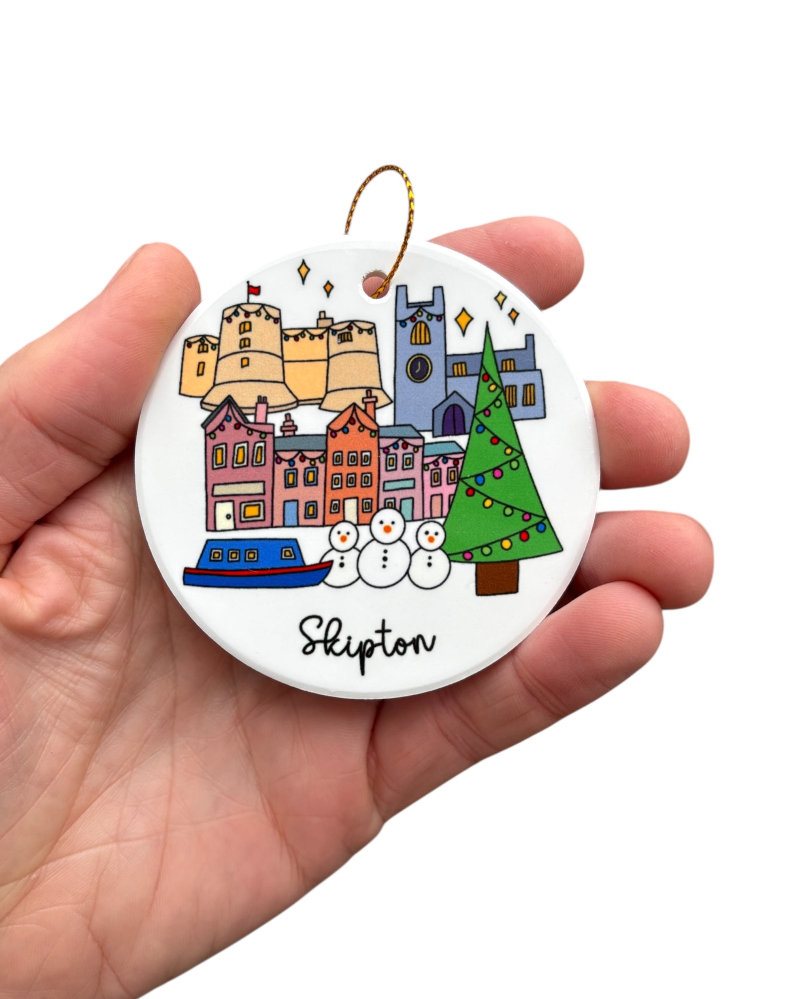 Skipton Yorkshire Christmas Decoration