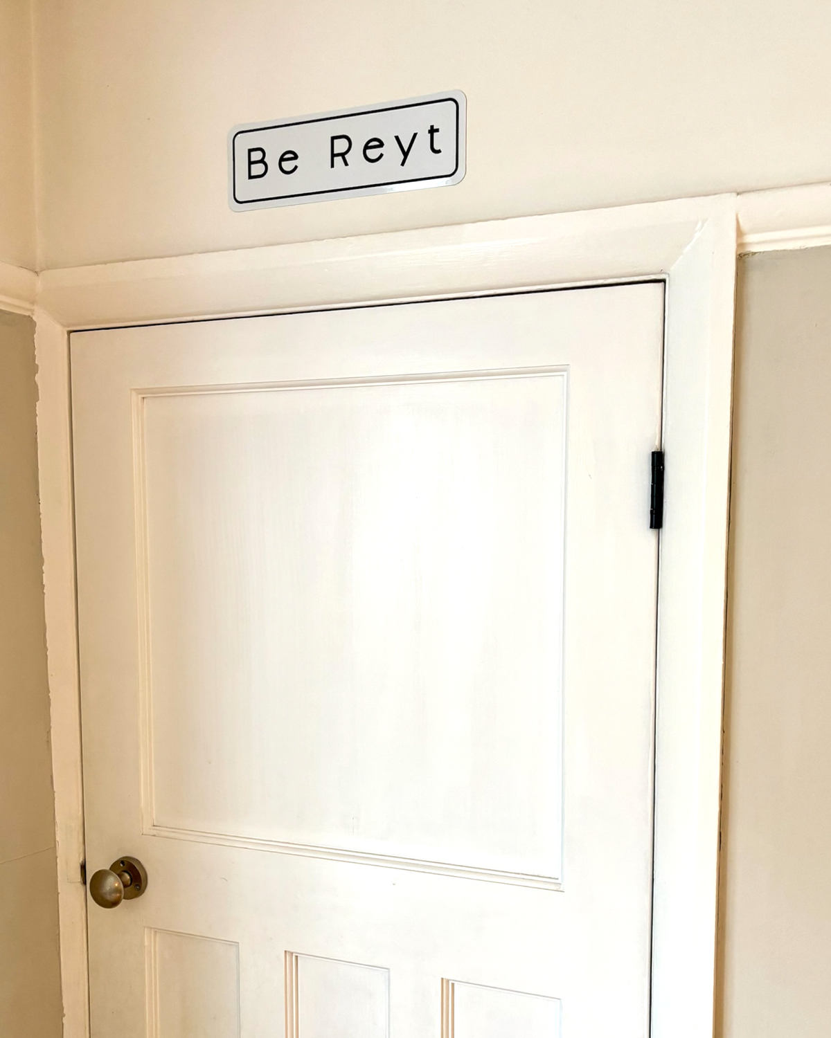 Yorkshire Be Reyt Metal Sign – Yes