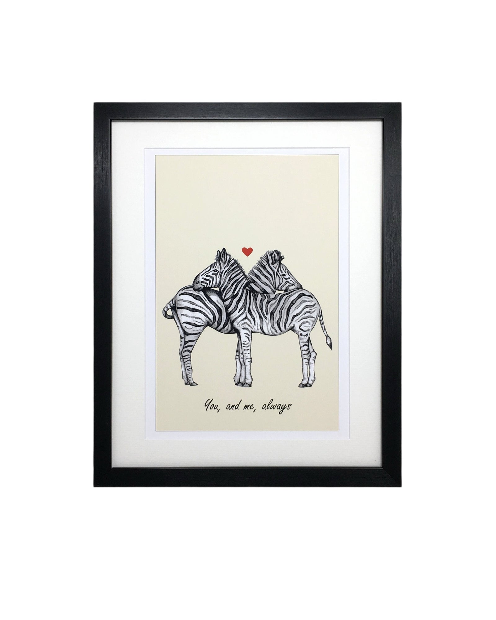 Personalised Zebra Sketch Print