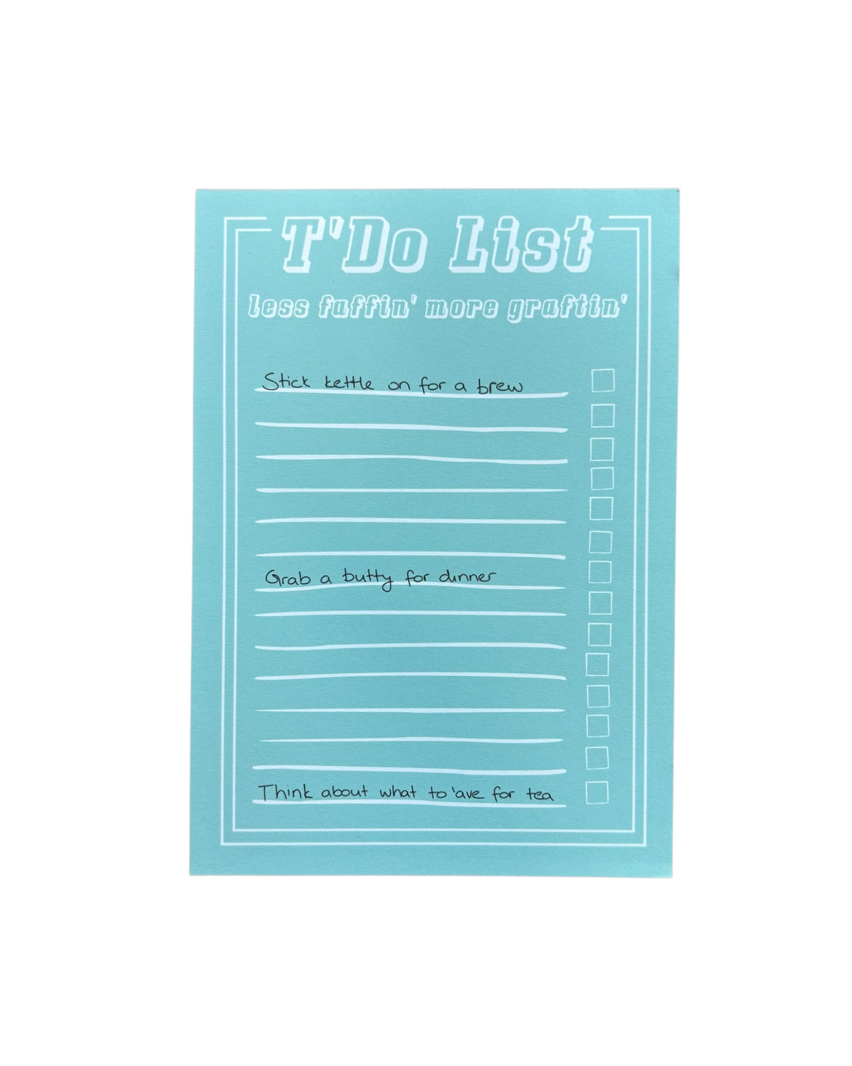 Yorkshire Dialect To Do List Notepad
