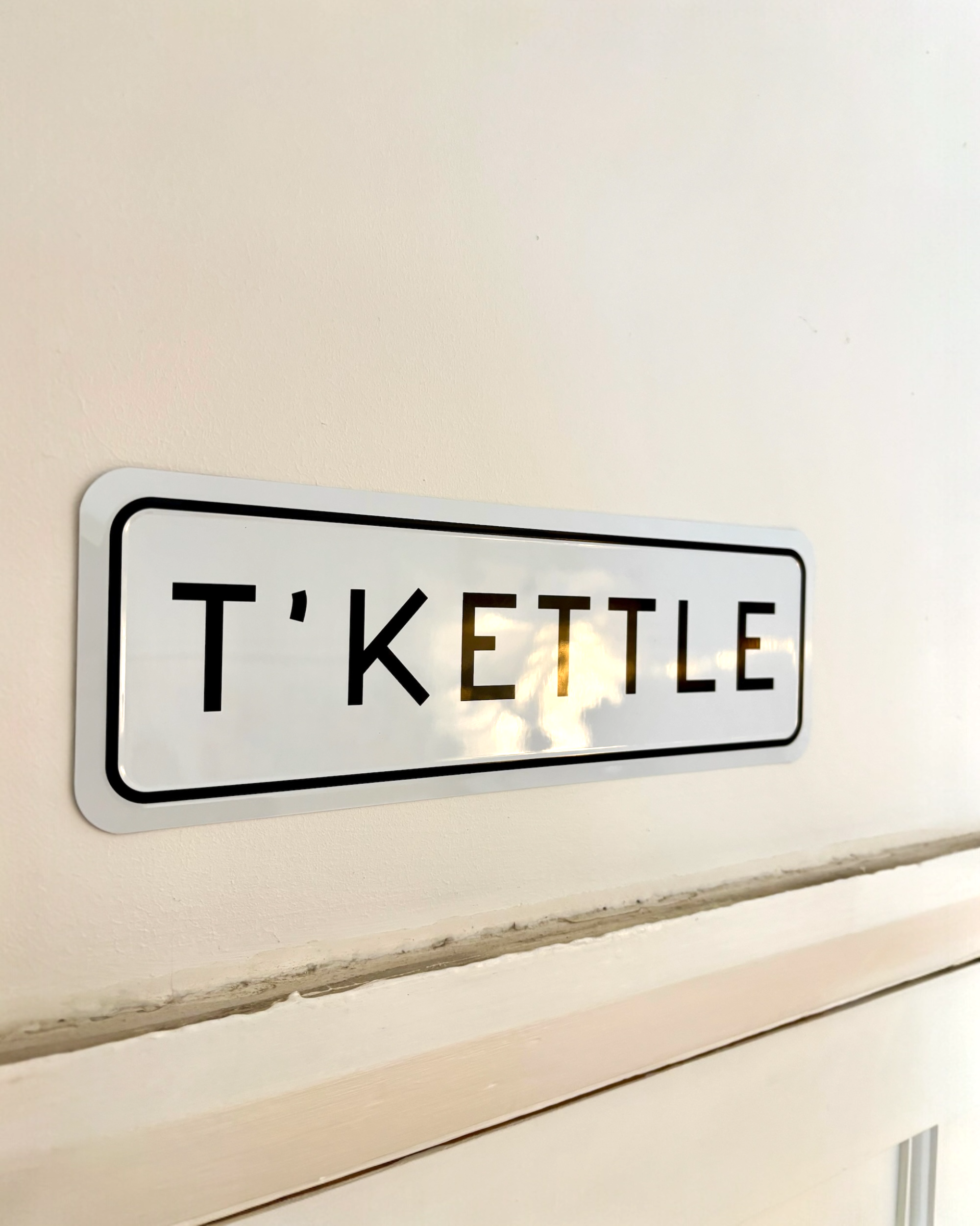 Yorkshire T’Kettle Home Metal Embossed Sign