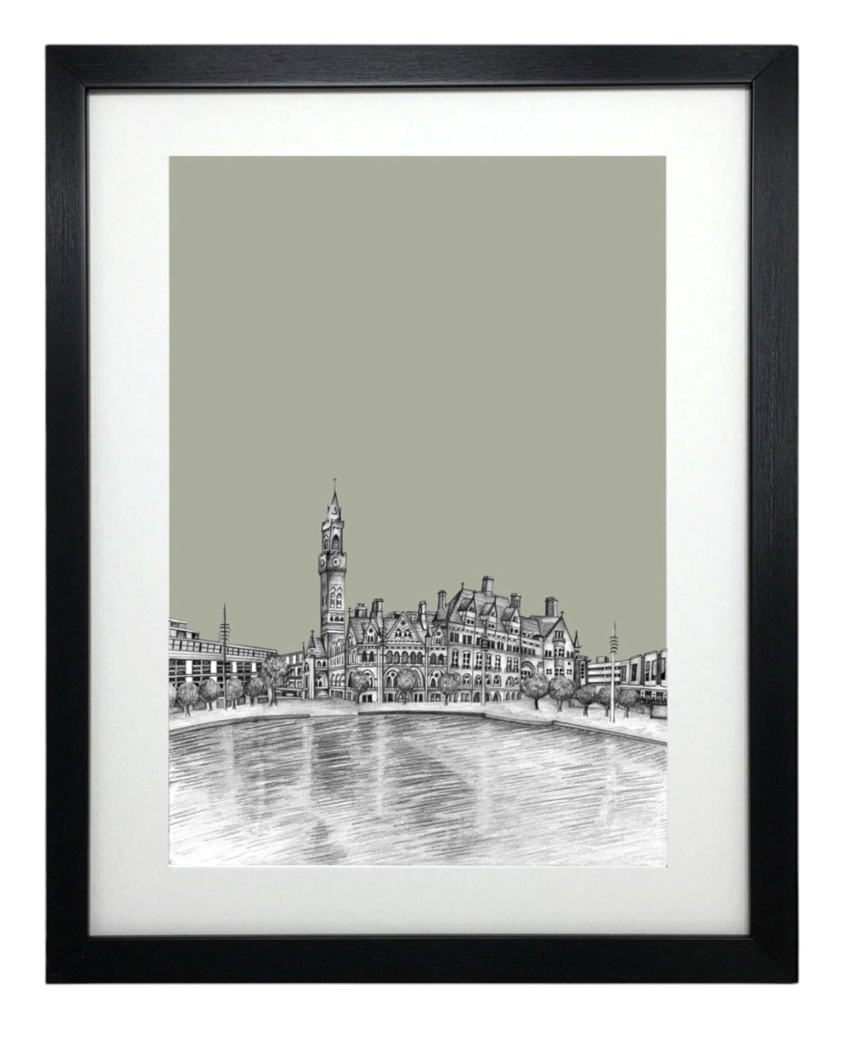 Bradford Yorkshire Sketch Print