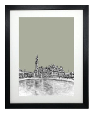Bradford Yorkshire Sketch Print