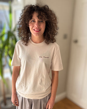 Ow Much Yorkshire T-Shirt - Unisex Premium Embroidered Organic Cotton - 3 Colours