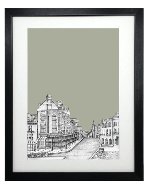 Harrogate Betty’s Sketch Print – Unframed Print