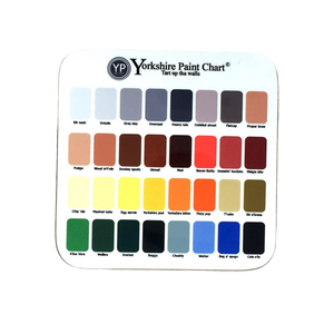 Yorkshire Funny Paint Chart Coaster