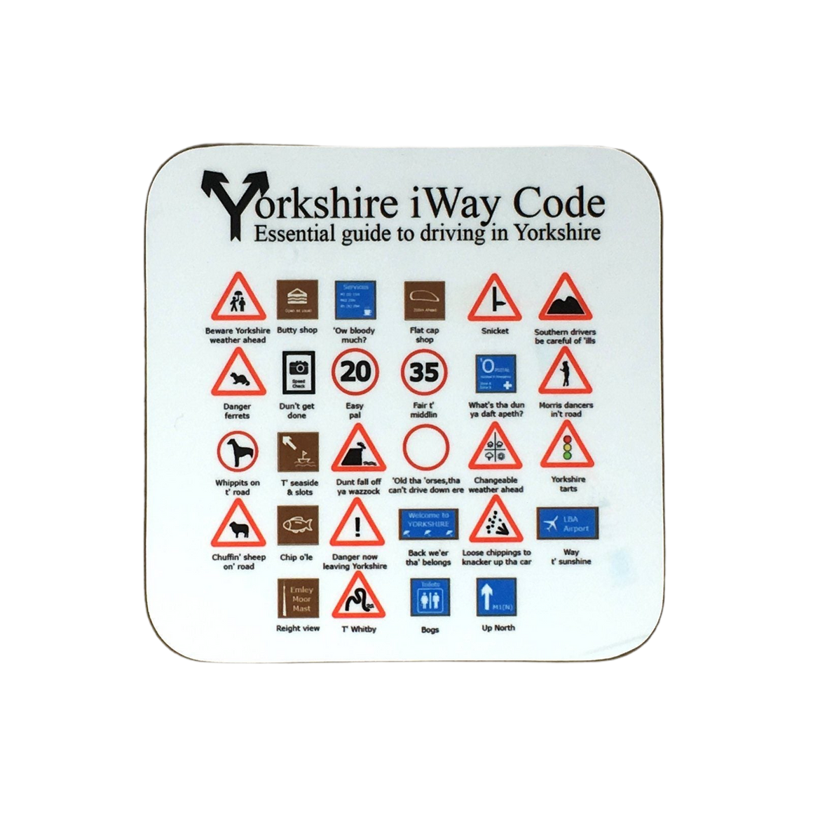 Yorkshire Highway Code Coaster