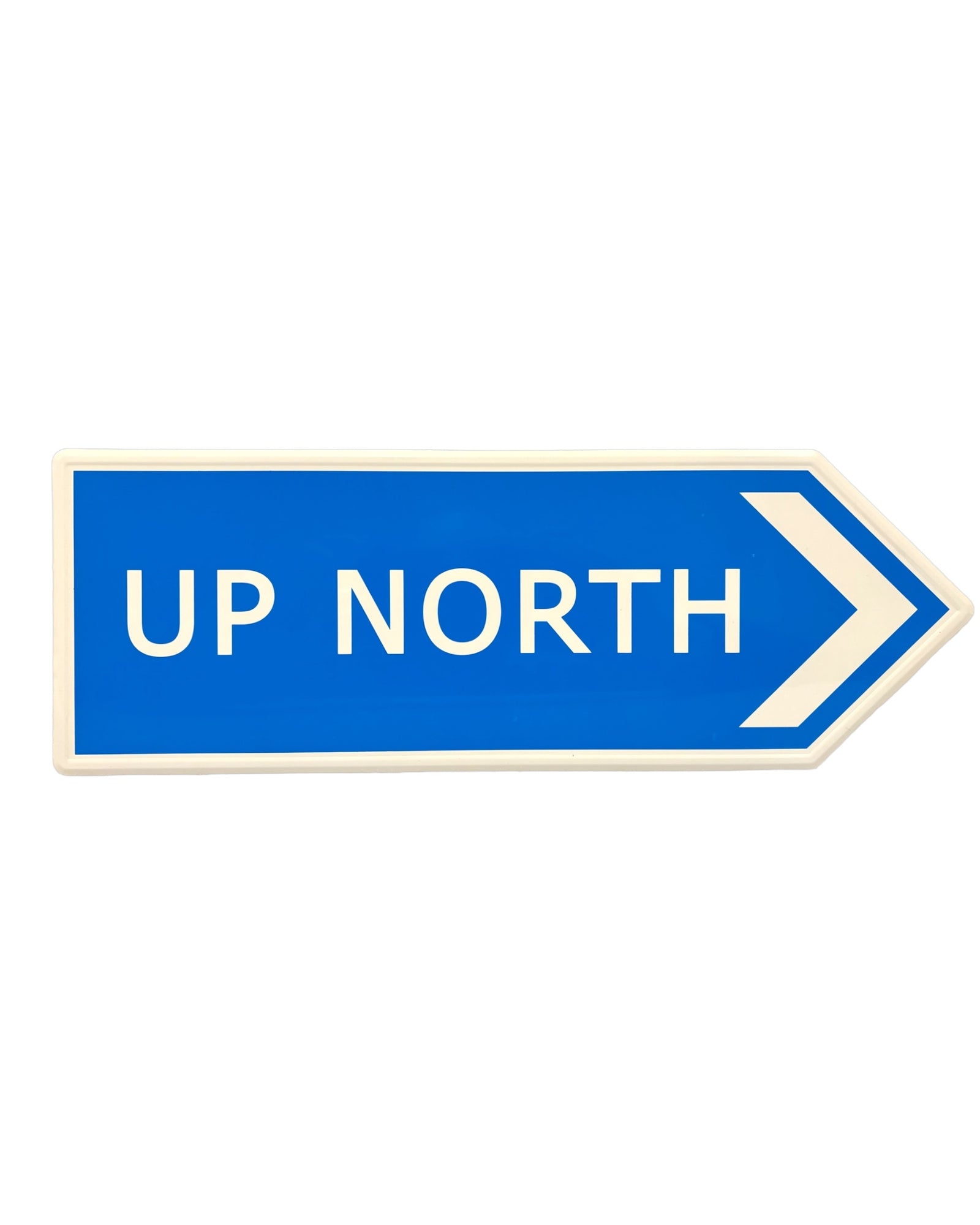 Yorkshire Metal Roadsign Up North Sign Yorkshire Dialect