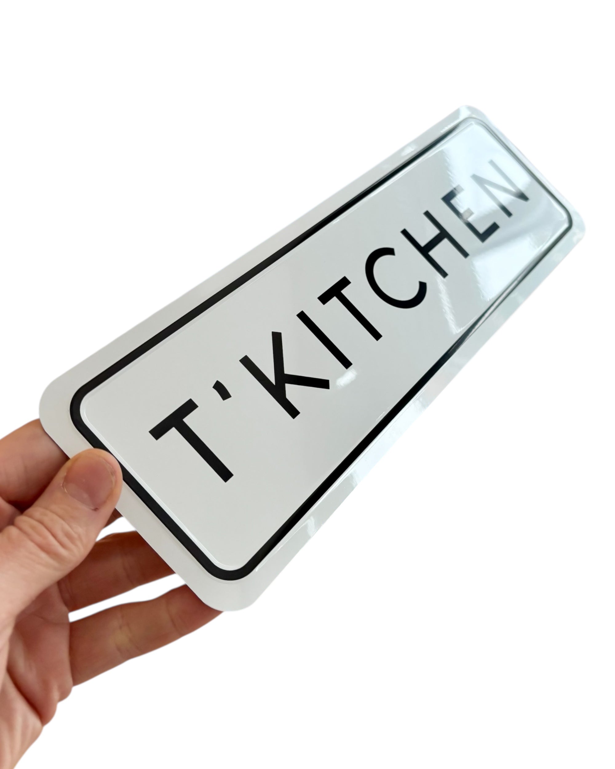Yorkshire T’Kitchen Home Metal Embossed Sign