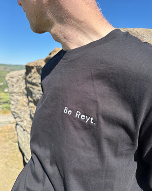 Be Reyt Yorkshire Lancashire T-Shirt – Unisex Fit - Premium Embroidered Organic Cotton